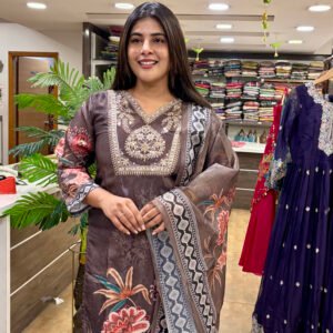 layered evening western dress