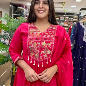embroidered salwar set