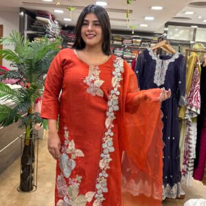 embroidered salwar set