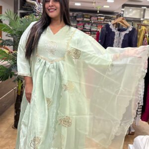 embroidered salwar set