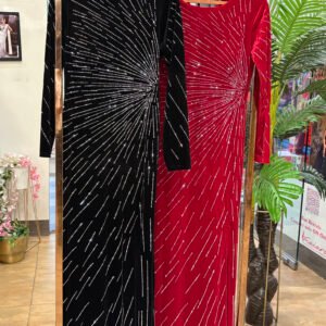western velvet evening gown