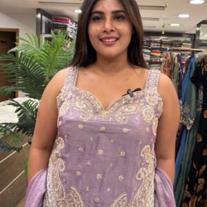 royal azure printed gown