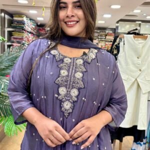 designer fish cut lehenga