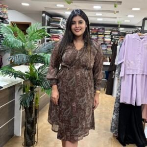 single piece short gown