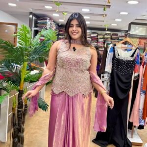 tulip skirt indo western