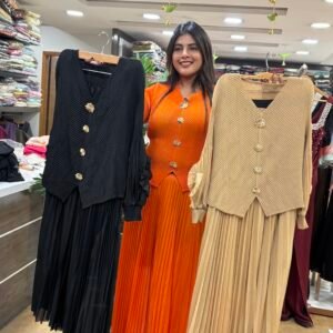 korean pleated skirt