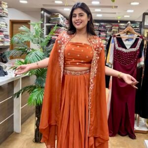 tulip skirt indo western