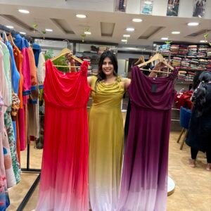single gown western