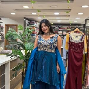peplum indo western
